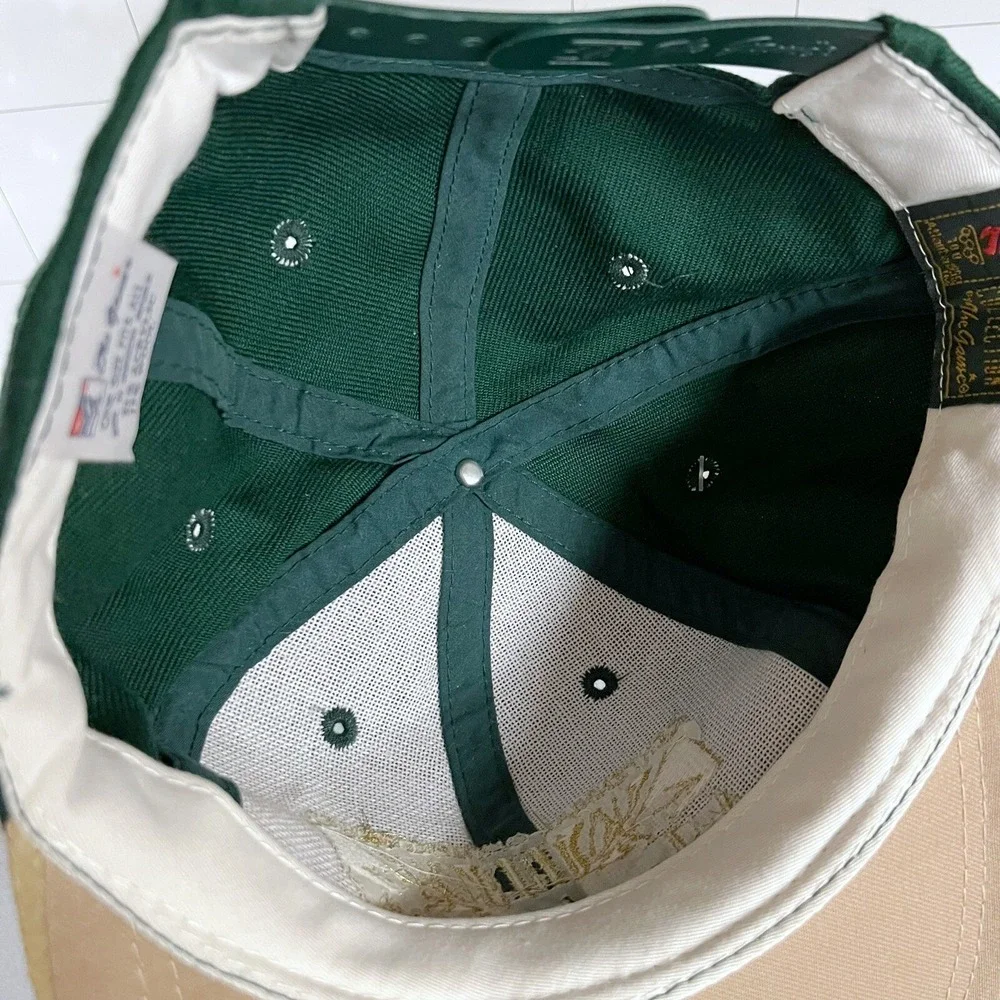 Vintage Atlanta 1996 Olympics SnapBack Hat Green Centennial Games Cap Rare New!